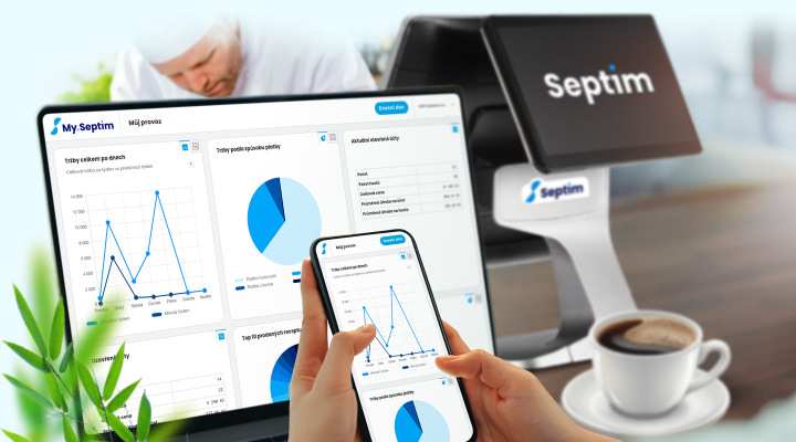 My Septim — manažerské přehledy na tabletu, mobilu i pokladně