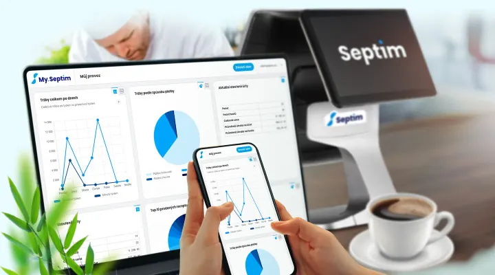 My Septim — manažerské přehledy na tabletu, mobilu i pokladně